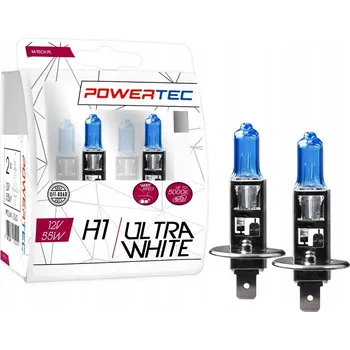 Autožárovka Žárovky M-Tech Powertec Ultra White H1 55 W 2 ks