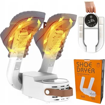 Vysoušeč bot UV sterilizátor s programátorem, vysoký výkon 150W, sušička bot