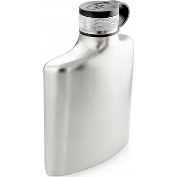 Kempingové nádobí Turistická placatka GSI Outdoors Glacier stříbrná 235 ml