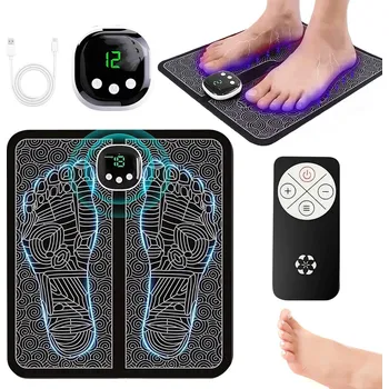 Masážní přístroj ELEKTROSTIMULÁTOR SVALŮ EMS MASÁŽNÍ PŘÍSTROJ NA NOHY MASÁŽNÍ PODLOŽKA PRO AKUPRESURU