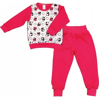 Dívčí pyžamo Dětské pyžamo PANDA růžové, velikost 128 KLEKLE