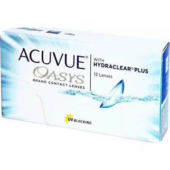 Kontaktní čočky JOHNSON Acuvue Oasys dvoutýdenní 12 čoček, Počet kusů v balení: 12 ks, Zakřivení: 8,4, Průměr: 14,0, Počet dioptrií: +1,50
