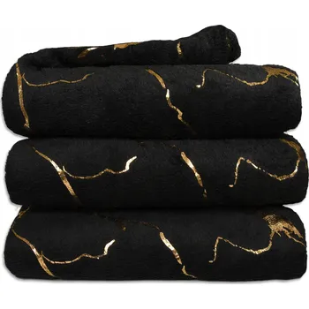 Prostěradlo Deka Xzhome z mikrovlákna 160 cm x 200 cm černá