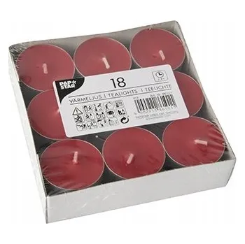 Svíčka Čajová svíčka parafinová, bez vůně Papstar