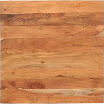 Stolová deska OMAXI Stolní deska 70 x 70 x 2,5 cm čtvercová masivní akáciové dřevo 096592