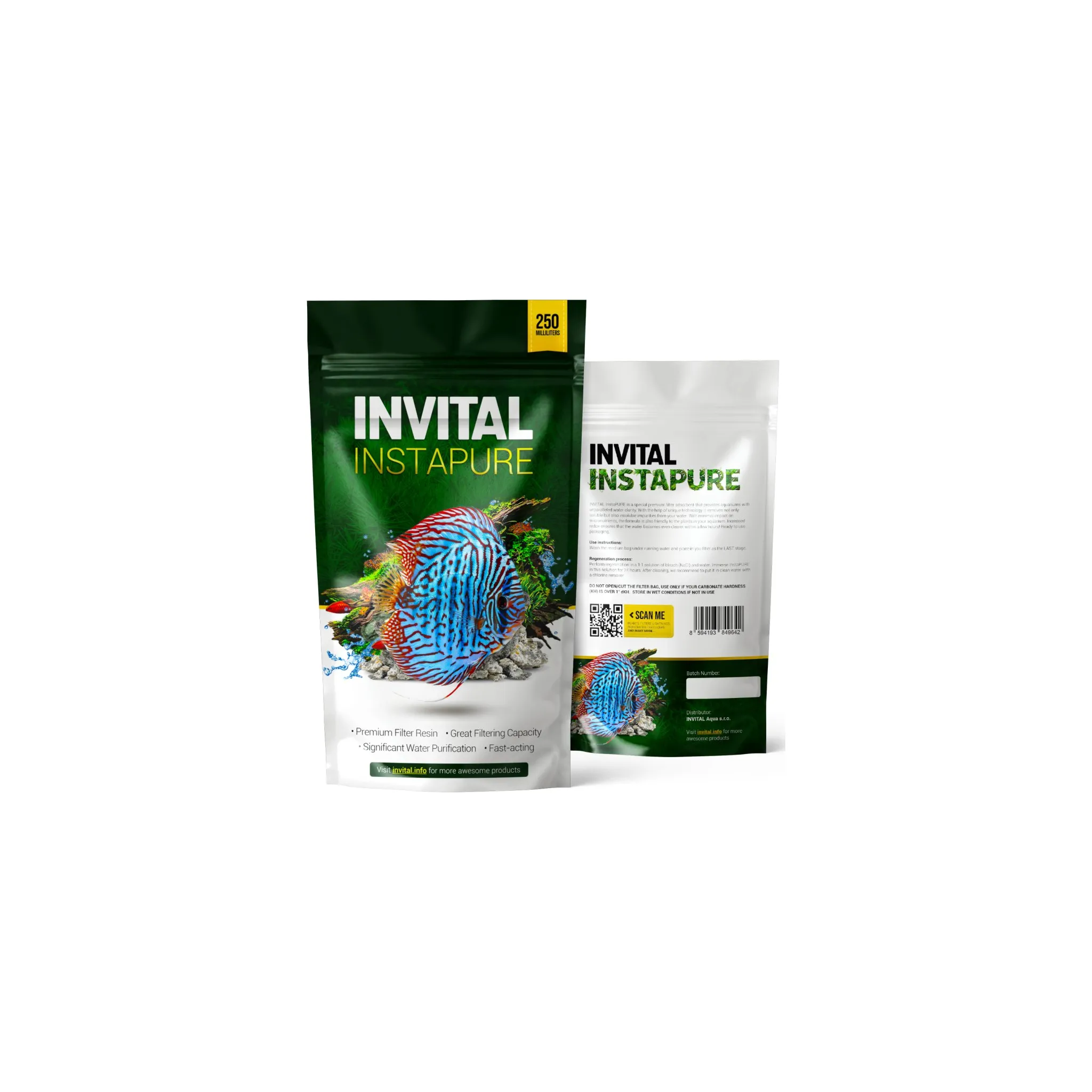 Fotografie 1 - Akvarijní chemie Invital InstaPURE 250 ml