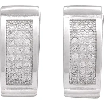 Náušnice Stříbrné náušnice se zirkony Ag 4,3 g