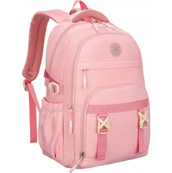 Školní batoh Školní batoh vícekomorový Peterson růžový 26 l