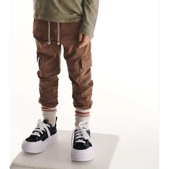 Despacito chlapecké tepláky s kapsami skořicové velikost: 104