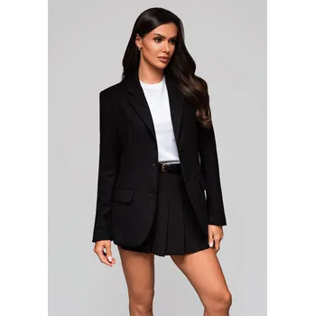 Dámská casual bunda Edoti Women's jacket LW-BLZB-0101 v3 Edoti černá | bílá 3467415