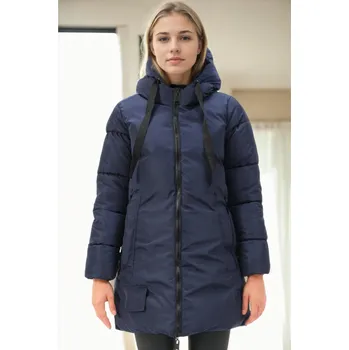 Dámská casual bunda Z9773 DEWBERRY WOMEN'S COAT-NAVY BLUE dewberry modrá 3467354