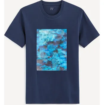 Pánské tričko Celio Tričko Vedeep - Pánské Celio modrá 1640113