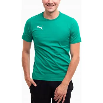 Pánské tričko Pánské klasické zelené tričko Puma 656578 05 L