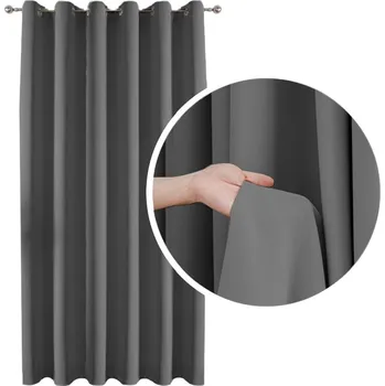 Obraz Závěs zatemňovací s kroužky 140 cm x 250 cm