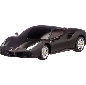 RC model auta AUTO RC FERRARI 488 GTB ČERNÉ NA DÁLKOVÉ OVLÁDÁNÍ AUTO NA OVLADAČ 1:24