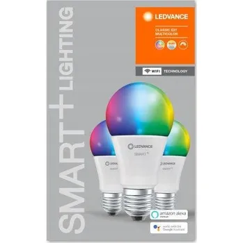 Žárovka LED žárovka LEDVANCE E27 WiFi RGB stmívatelná 3ks