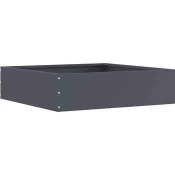 Truhlík Okraj trávníku Antracit 50 x 50 x 13 cm Ocel