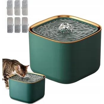 Miska pro psa FONTÁNA PÍTKO PRO KOČKY PSY MISKA AUTOMATICKÉ PÍTKO + FILTR TICHÁ