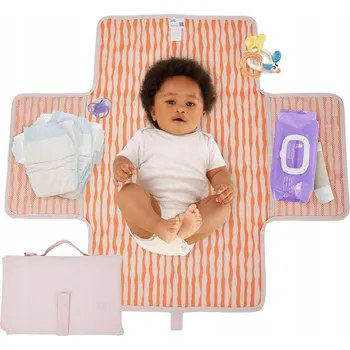 Přebalovací podložka Skládací přebalovací podložka Hylat Baby Růžová Cestovní