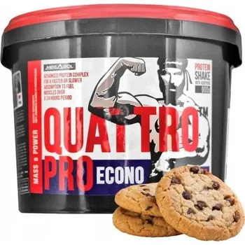 Protein Protein Megabol Quattro Pro Econo 1800 g, příchuť sušenky