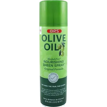 Vlasová regenerace ORS Olive Oil Nourishing Sheen Spray s Kokosovým Olejem 404 ml