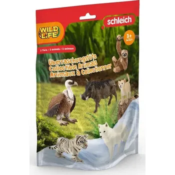 Sada figurek Schleich Wild Life Série 4 překvapení – sáček se 3 figurkami