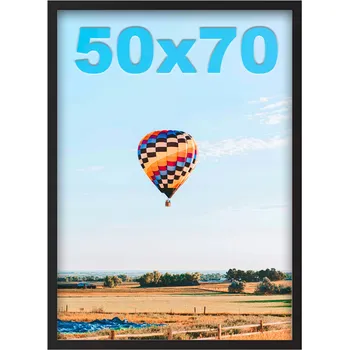 Obraz RÁMEČEK NA FOTOGRAFIE 50x70 ČERNÝ B2 Velký fotorámeček Foto Plakát Závěsná MDF