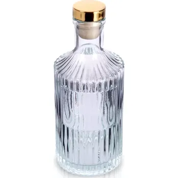 Home Styling Collection Průhledná karafa na vodu s víkem, 250 ml transparentní