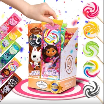 Bonbon gabby´s dollhouse lízátka 18g/45ks