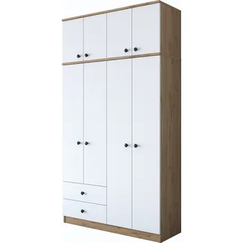 Šatní skříň Kalune Design BA 121 120 cm ořech/bílá