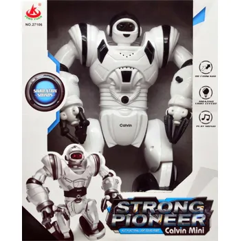 Robot INTERAKTIVNÍ ROBOT BÍLÝ TANČÍ ZPÍVÁ SVÍTÍ ZVUK POHYB SVĚTLO