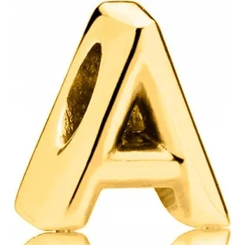 Přívěsek Zlatý přívěsek písmeno A stříbro 925