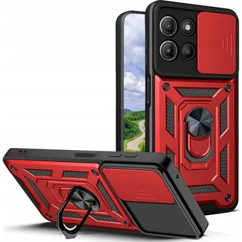 Pouzdro na mobilní telefon Zadní Kryt Radian pro Motorola, Moto G15 Power, červený