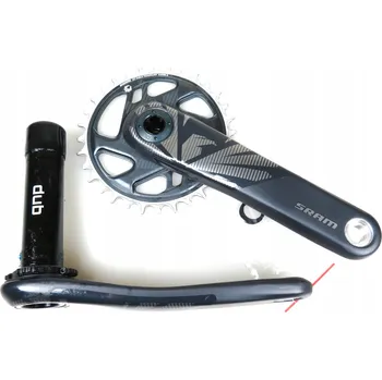 Klika na kolo Kliky SRAM X1 Eagle Carbon 32T Carbon Dub 170mm 11/12s Černé