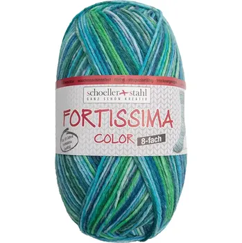 Příze Schoeller Stahl Fortissima color 8-fach 0809 (Ponožková příze Fortissima color 8-fach)
