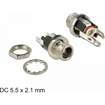Vývojová deska Delock Konektor DC 5,5 x 2,1 x 9,5 mm samice přepážka