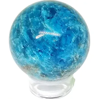 Sběratelství Exkluzivní apatitová koule – přírodní minerál o průměru 5,1 cm (nádherný kus minerálu)