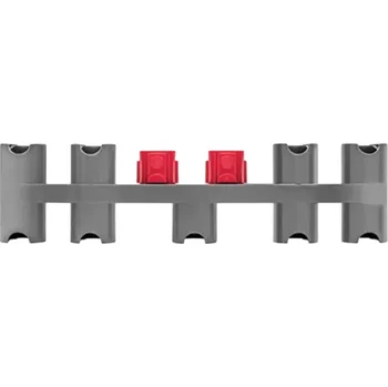 Hubice k vysavači Úložný stojan pro Dyson V7 V8 V10 V11 V15 šedý plastový držák s devítiotvorovou sací hlavicí příslušenství k vysavači lehký a snadno instalovatelný