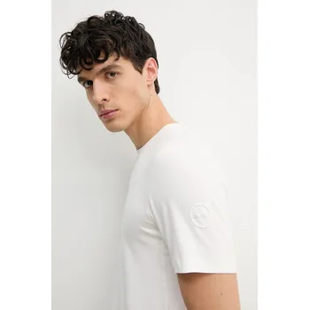 Pánské tričko Tričko Geox bílá barva, M5510K T3245 M5510K.T3245 00X, vel. S