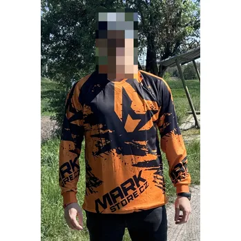 Moto dres Dres Markstore - oranž black Velikost: S