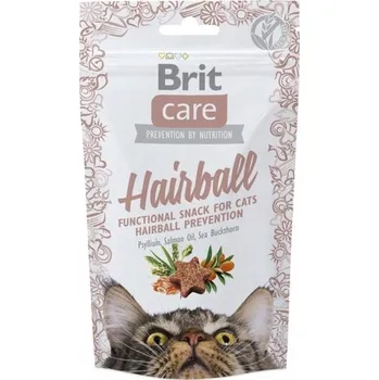 Pamlsek pro kočku Brit care cat snack Hairball 50g 1ks/12ks