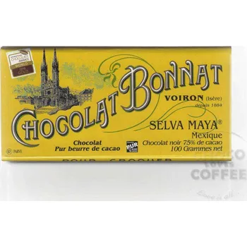 Čokoláda Hořká čokoláda 75% Selva Maya Mexiko - Bonnat