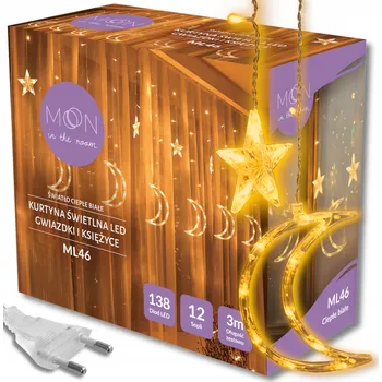 Vánoční dekorace Vánoční osvětlení na stromeček Moon In The Room pro vnitřní použití 3 m, 101 - 200 světýlek