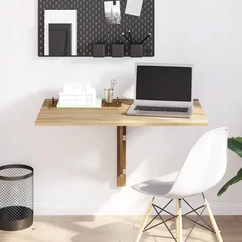 Psací stůl Psací stůl VidaXL 73 cm x 100 cm x 40 cm dub craft