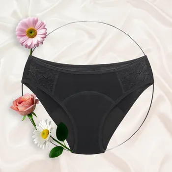 Menstruační kalhotky Repetky Menstruační kalhotky s krajkou, silná menstruace, S