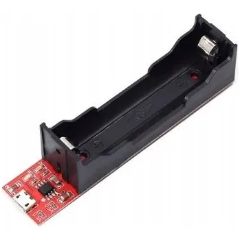 Nabíjecí modul pro články 18650 s košíkem