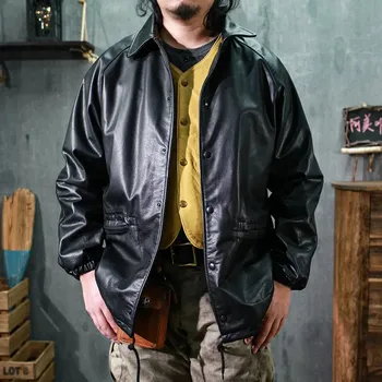 Moto bunda Leather Fashion Kožená bunda z rostlinně činěné hovězí kůže v klasickém stylu Velikost: XS