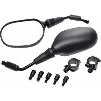 Zrcátko pro motocykl Univerzální motocyklové zrcátko Awina 133x83 mm s redukcemi M8/M10