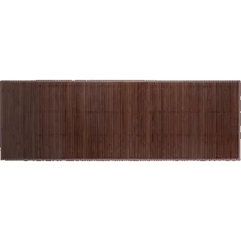 Koupelnová předložka BAMBUSOVÁ KOUPELNOVÁ PODLOŽKA PŘÍRODNÍ KOBEREC KOUPELNOVÝ PŘEDLOŽKA 61x182 CM PROTISKLUZOVÁ