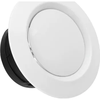 Domácí ventilátor Kryt ventilátoru kulatého potrubí 100 mm 148x72x92 mm Větrací mřížka odvodního ventilu Kryt ventilačního otvoru pro cirkulaci vzduchu